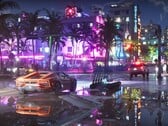 展示 Vice City 夜生活的 GTA 6 截图
