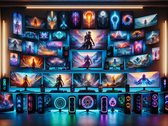 游戏显示器系列（图片来源：《DALL-E 3》生成的图片）