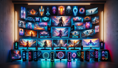 游戏显示器系列（图片来源：《DALL-E 3》生成的图片）