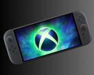 Switch 2 控制台上的 Xbox 徽标（图片来源：任天堂美国公司、微软 Xbox Gaming，有编辑）