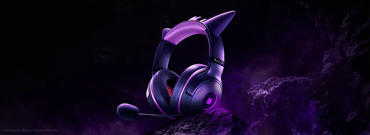 Kraken Kitty V2 USB Gengar Edition 成形。(来源：Razer）