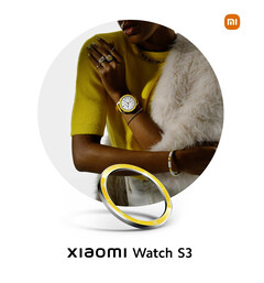 采用可更换表圈设计的小米手表 S3 即将在全球上市。(图片来源：亚马逊）