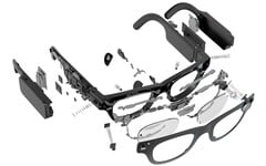 Meta 在博客中介绍了用于人工智能和 AR 研究的 Aria Gen 2 可穿戴眼镜的硬件特性和新增功能。(图片来源：Meta）