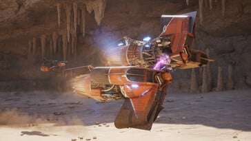 图为:Star Wars: Galactic Racer 的游戏截图。