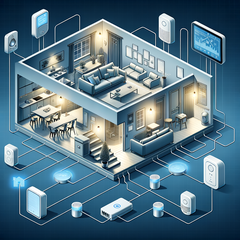 洛杉矶警察局建议使用硬接线家庭安全系统来对付使用 Wi-Fi 干扰器的有组织窃贼。(资料来源:人工智能生成的图片 Dall-E 3)