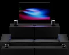 第四代 Apple TV 4K 最多可连接四台 HomePod,是早期机型仅支持两台扬声器组成立体声的上限的两倍。