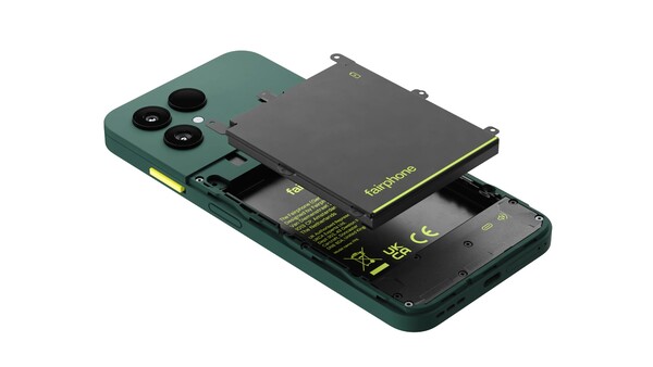 Fairphone 6 Plus 共有 12 个用户可更换部件,其中包括一块可拆卸电池。