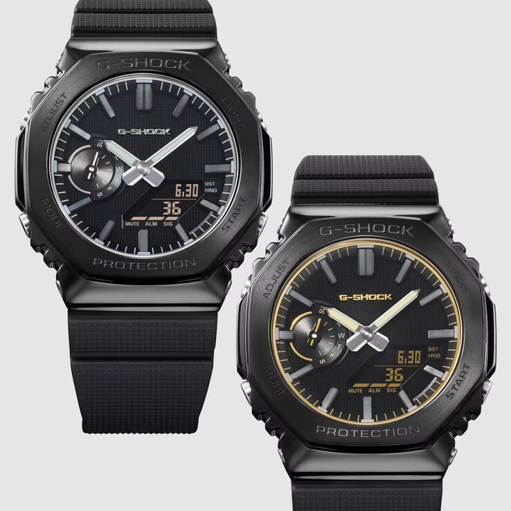 G-Shock GM-2100LXB-1A(左)和 GM-2100LXB-1A9(右)