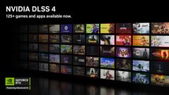 DLSS 4 现已支持 125 款以上的游戏和应用程序。(图片来源：Nvidia）
