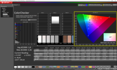 校准前的 ColorChecker