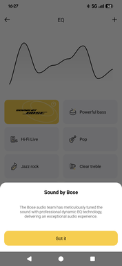 均衡器预设唯一有 Bose 参与的部分？