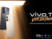vivo T5 4G 有金色和黑色两种颜色可供选择 