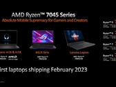AMD Ryzen 9 7845HX在PassMark上表现相当好（图片来自AMD）