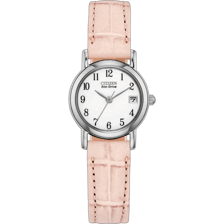 Citizen EW1277-15A 采用银色调不锈钢表壳
