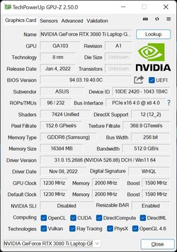 GPU-ZGeForce RTX 3080 Ti