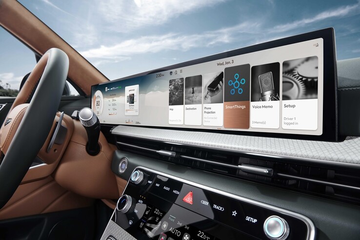 SmartThings 预计可通过汽车仪表盘访问。(来源：三星新闻室）
