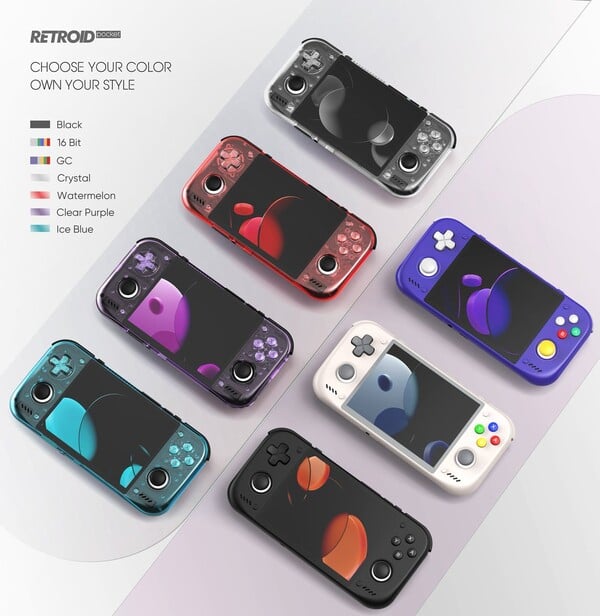 Retroid Pocket Nova 的配色借鉴了其他 Retroid 掌机。