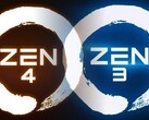 Zen 4处理器将使用插座AM5，而Zen 3芯片使用插座AM4。(图片来源：AMD--已编辑）