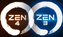 Zen 4处理器将使用插座AM5，而Zen 3芯片使用插座AM4。(图片来源：AMD--已编辑）