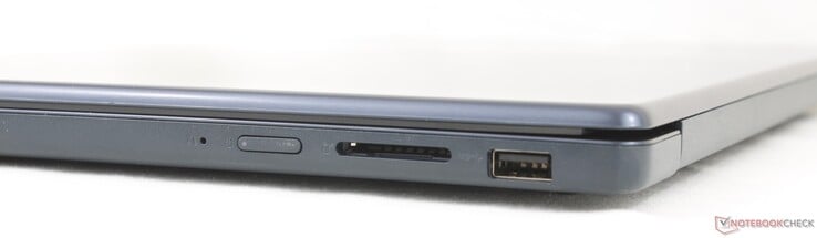 右侧：OneKey Recovery、电源按钮、SD卡读卡器、USB-A接口（5Gbps）