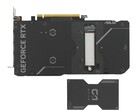 固态硬盘可轻松安装在 GPU 背面（图片来源：华硕）