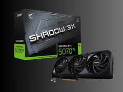 微星 RTX 5070 Ti 16G Shadow 3X（图片来源：微星）