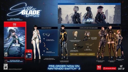 显示《Stellar Blade 完全版》广告