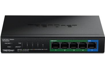Trendnet 推出的无风扇 TPE-BG350 多千兆交换机采用坚固的金属外壳
