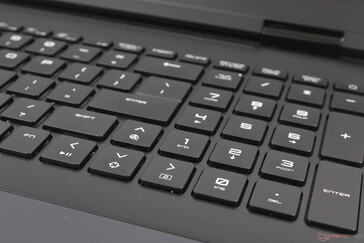 与 QWERTY 主键不同，数字键盘和方向键不是机械式的