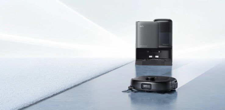 新型 eufy 机器人真空吸尘器 Omni E25。(图片来源：eufy）