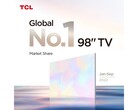 TCL是98英寸电视的 "No.1"。(来源: TCL)