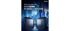 红米发布新的Ryzen/RTX笔记本电脑。(来源：红米)