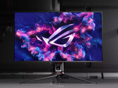 ROG Swift OLED PG32UCDM 采用 QD-OLED 面板，最高亮度可达 1,000 尼特。(图片来源：华硕）