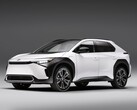 丰田的 bZ4X 将在 2026 年至 2027 年间更新电池。(图片来源：丰田）