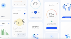 诺基亚Pure减少了色彩,线条清晰,与谷歌的Material You设计语言不同。(图片来源:HMD Global)