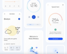 诺基亚Pure减少了色彩，线条清晰，与谷歌的Material You设计语言不同。(图片来源：HMD Global)