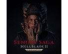视频游戏《塞努亚的献祭》的宣传图片：地狱之刃 II》主角塞努阿的艺术作品。(图片来源：@NinjaTheory on X）