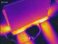 Thermal profile, rear/lid (The Witcher 3)