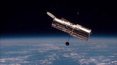 太空中的哈勃太空望远镜（图片来源：美国国家航空航天局）