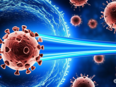 描述光遗传筛选过程的图像(图片来源:人工智能生成的图像)