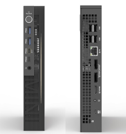 这款迷你 PC 拥有包括千兆以太网在内的众多端口。(来源：Mini Maker）