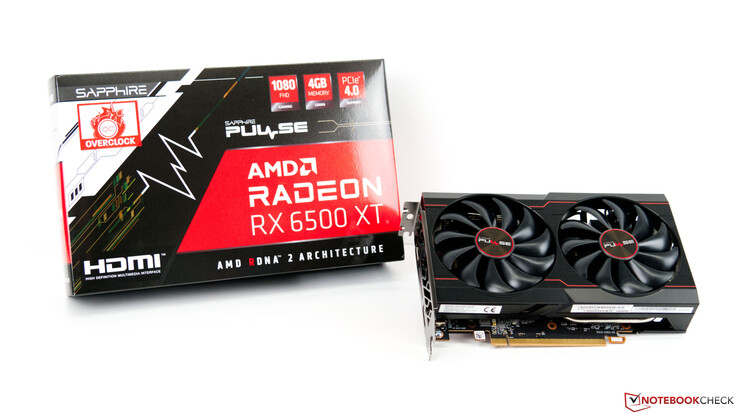 蓝宝石脉冲Radeon RX 6500 XT