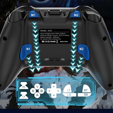 背面有额外的可编程按钮