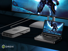 GPD Win Mini 2025 有黑色和白色两种外观。(图片来源：GPD & Droix）