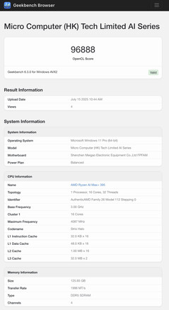 (图片来源：Geekbench）