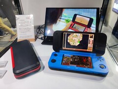 Tassei Denki 的任天堂 3DS 外型酷似游戏掌机，采用 AMD Ryzen 5 APU。(图片来源：@soypowder_lol on X）