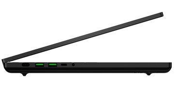 Razer Blade 16 - 左边的端口。(图片来源: Razer)