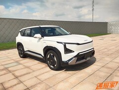 据称，起亚 EV5 量产版的图片已被泄露（图片来源：Autohome）