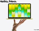 MacBook Neo 的起售价现为 699 美元。图为：一张展示该笔记本电脑正面的宣传图（经过编辑）。