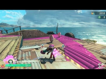 图为：《Splatoon Raiders》的游戏截图。